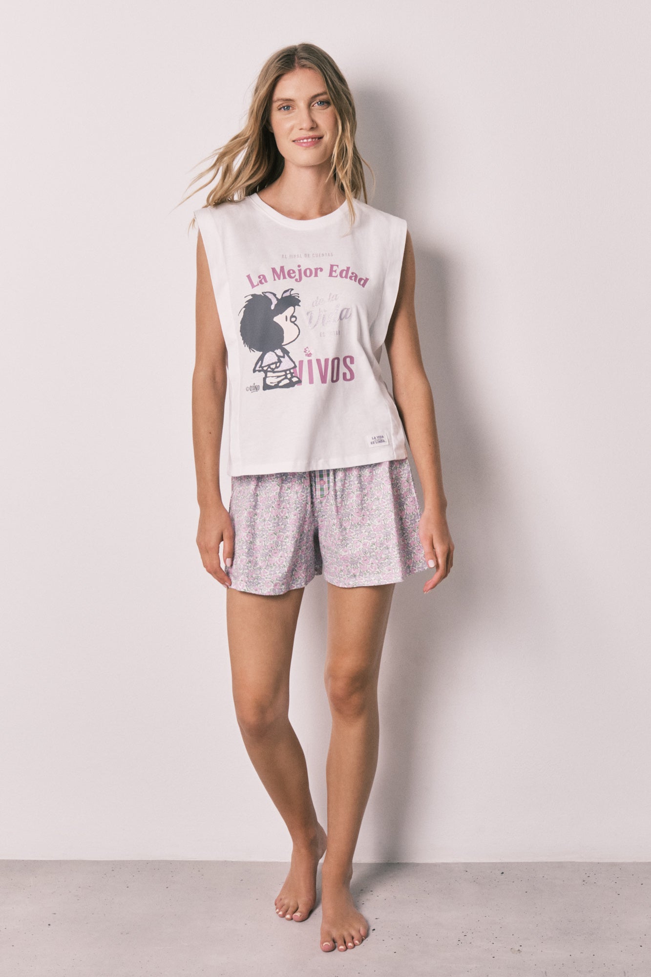 Pijama de Short Mafalda