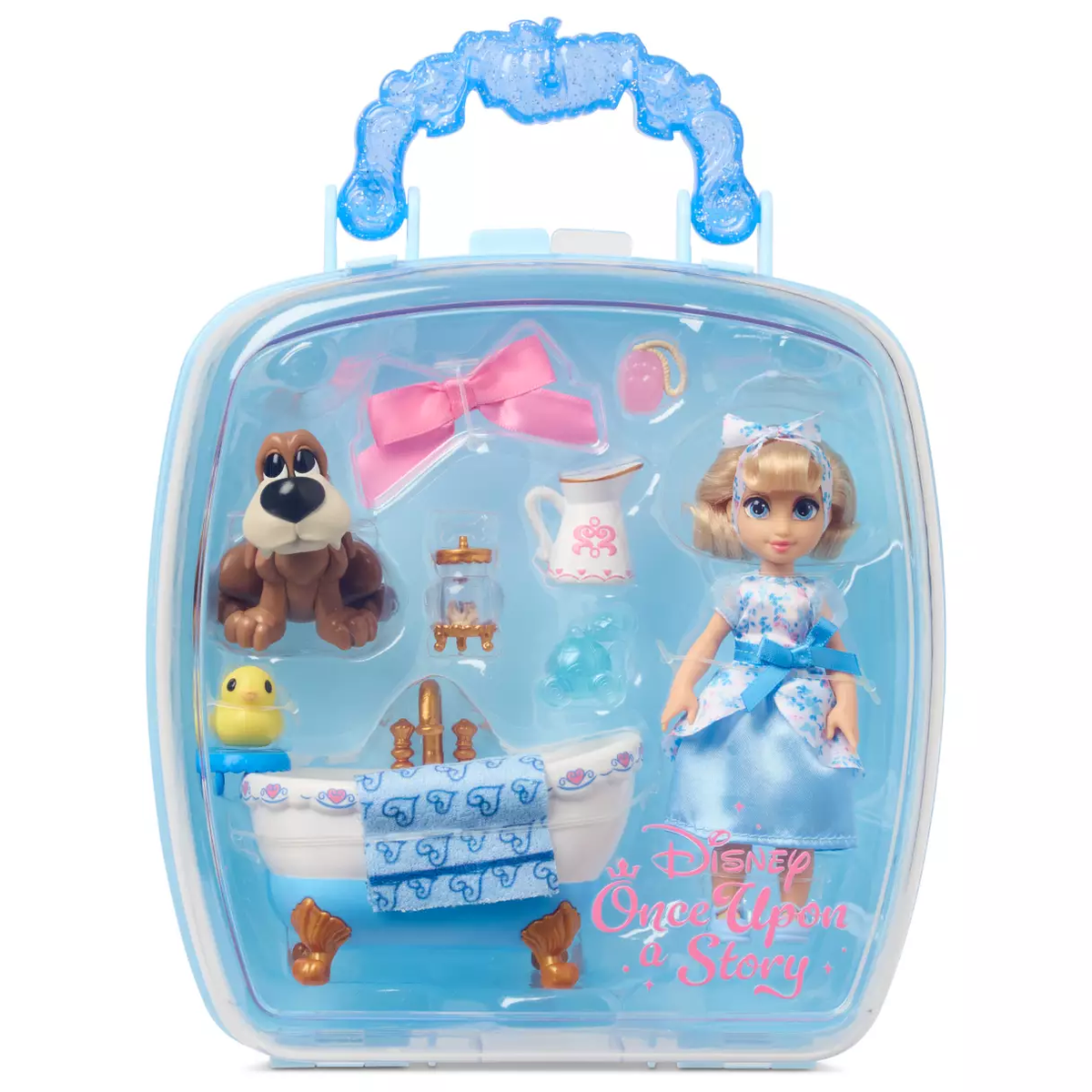 Cinderella Disney Once Upon a Story Mini Doll Play Set – 5''