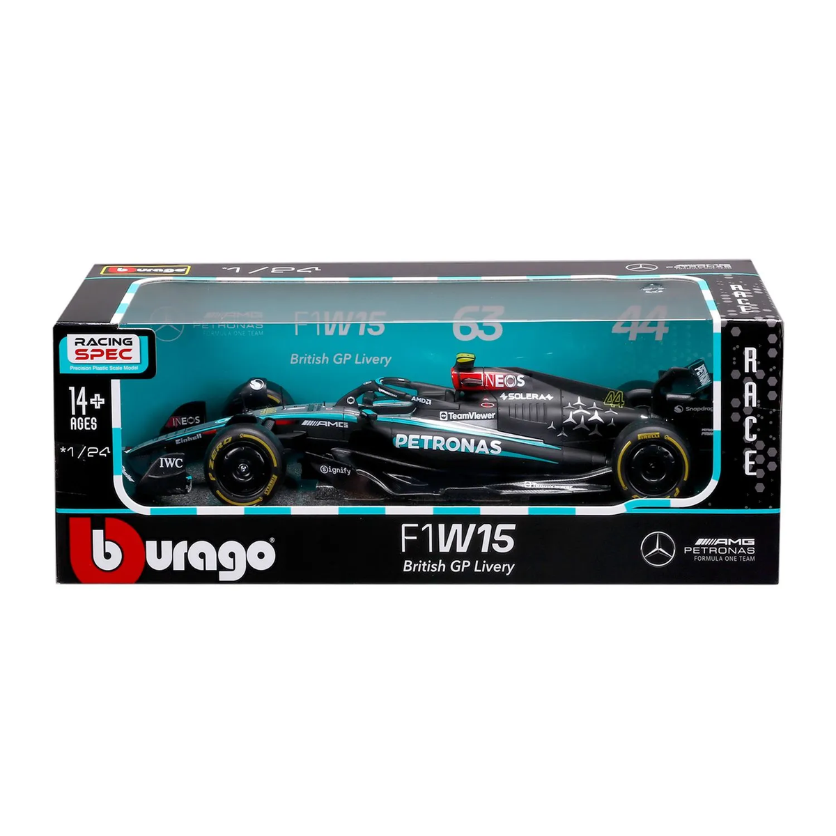 Mercedes-AMG Petronas F1 Team Carro A Escala 1/24