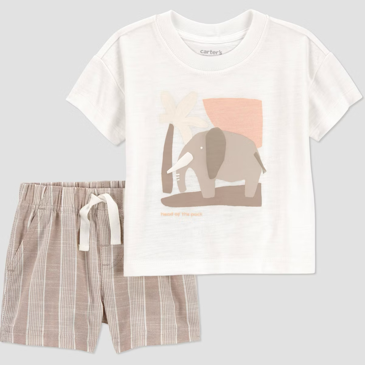 Carter's Just One You® Baby Boys' 2pc Elephant Set