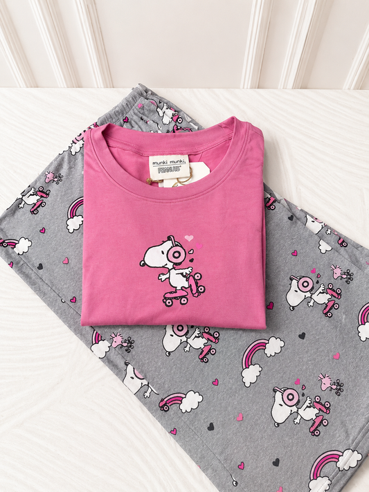 Pijama de Snoopy Pantalón Ancho