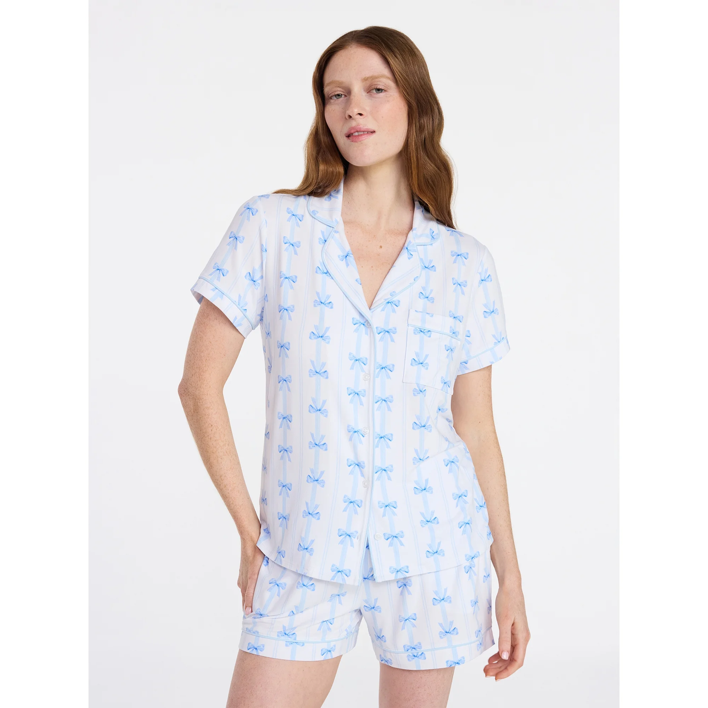 Pijama de Short Chongas Azules