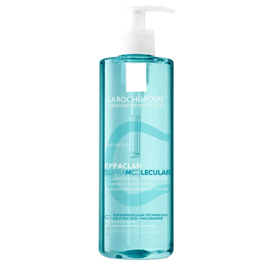 La Roche Posay Effaclar Supramolecular Oil Absorbing & Pores Correcting Acne Face Wash Jelly Cleanser