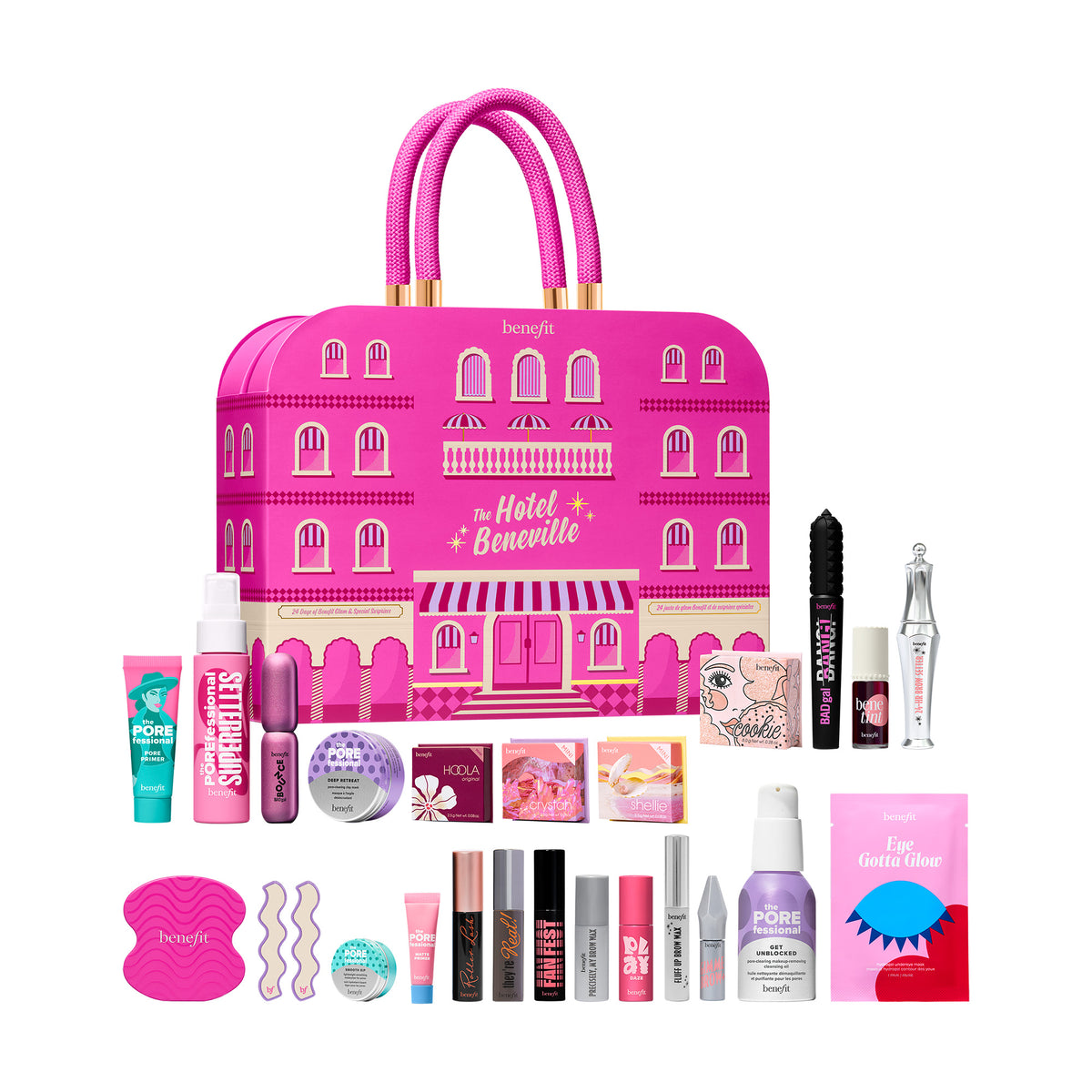 Benefit Cosmetics 24-Piece The Hotel Beneville Beauty Advent Calendar