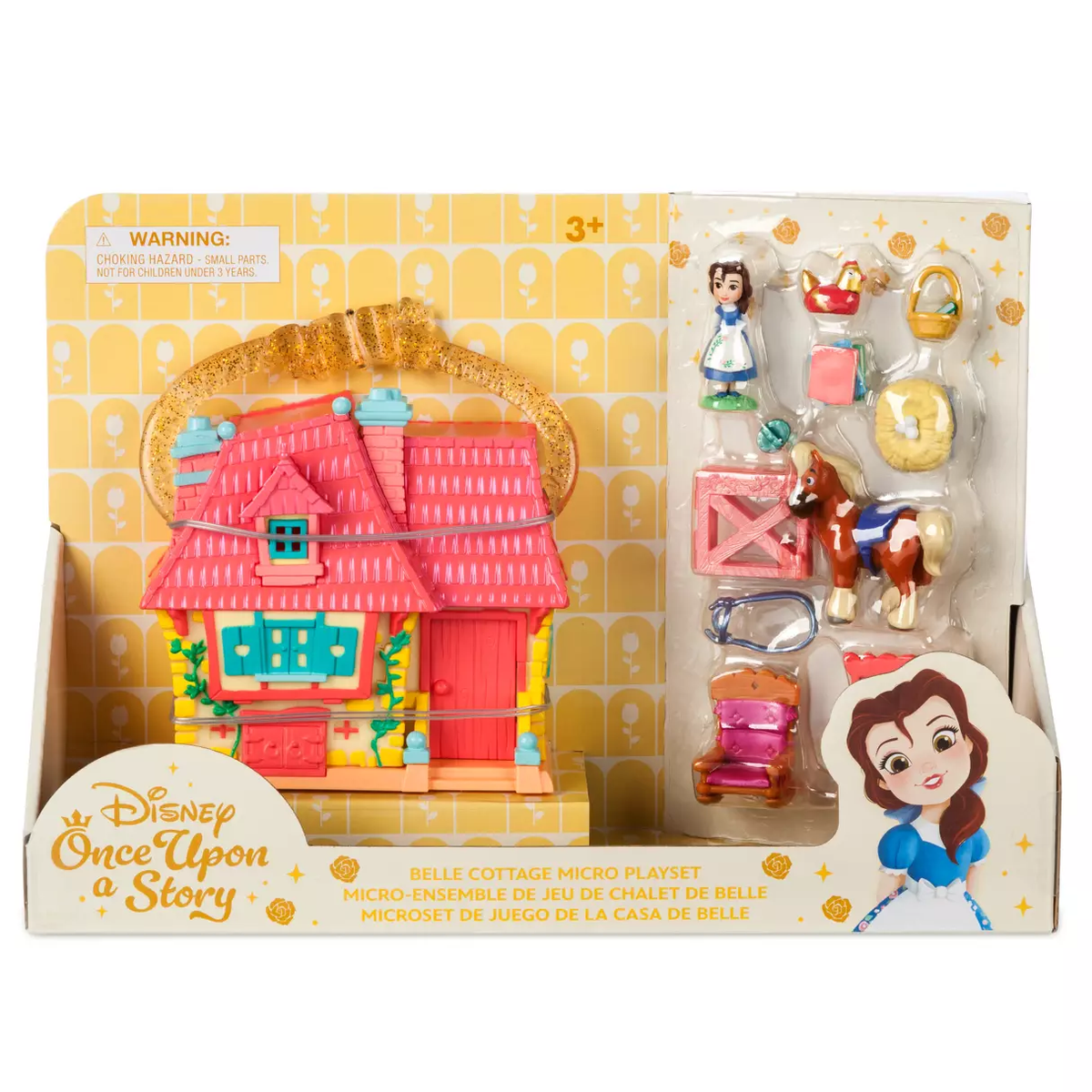 Belle Cottage Micro Play Set – Beauty and the Beast – Disney Once Upon a Story