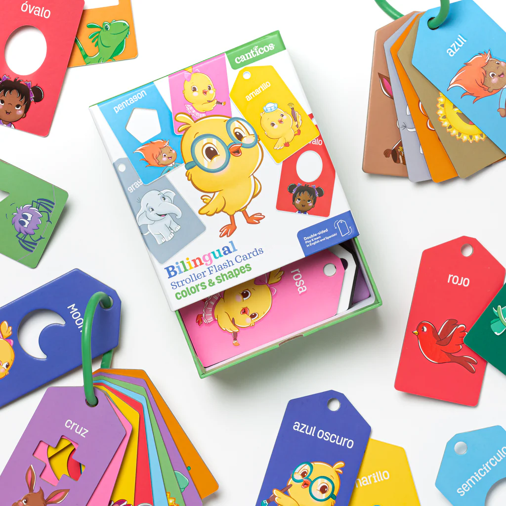 Canticos Bilingual Stroller Flash Cards: Colors & Shapes