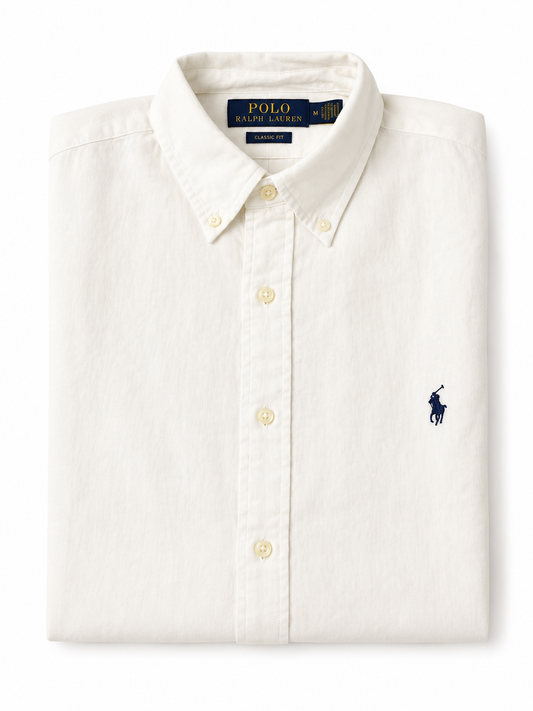 Camisa Polo Ralph Lauren manga corta Blanca