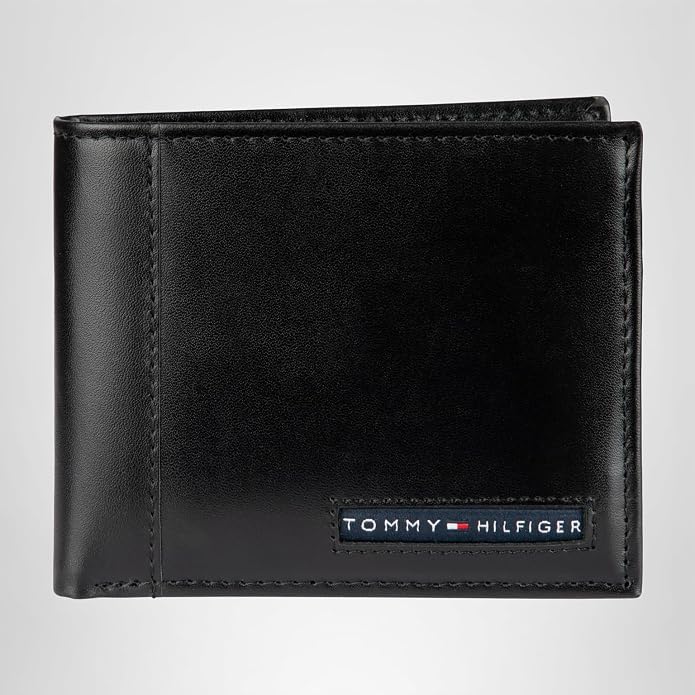Tommy Hilfiger Men's Leather Bifold Wallet