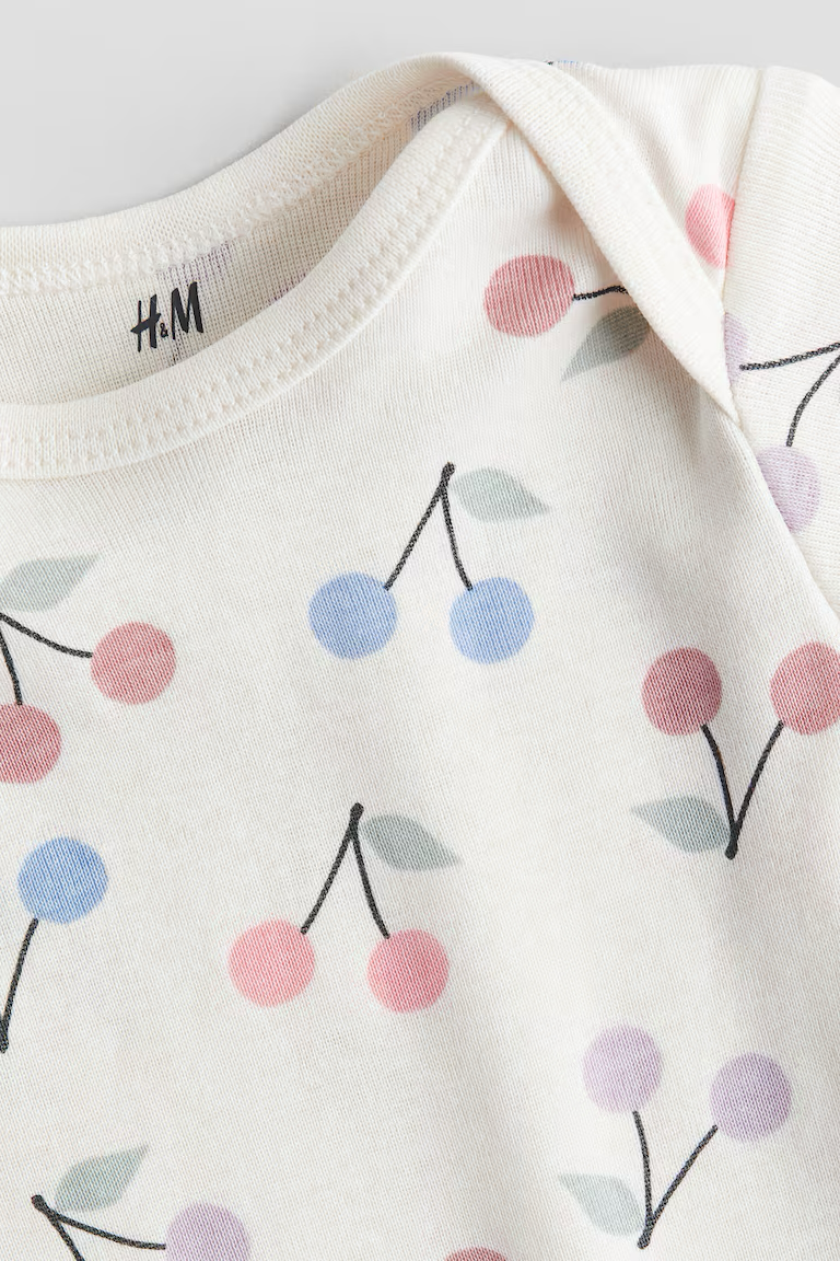 HM PRINTED BODYSUIT CHERRIES 🍒