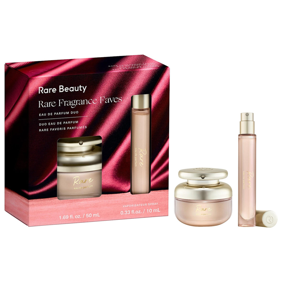 Rare Beauty by Selena Gomez Rare Eau De Parfum Fragrance Gift Set With Vanilla And Caramel