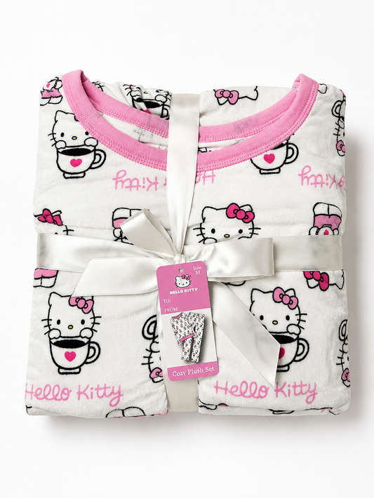 Pijama Caliente Manga Larga de Hello Kitty