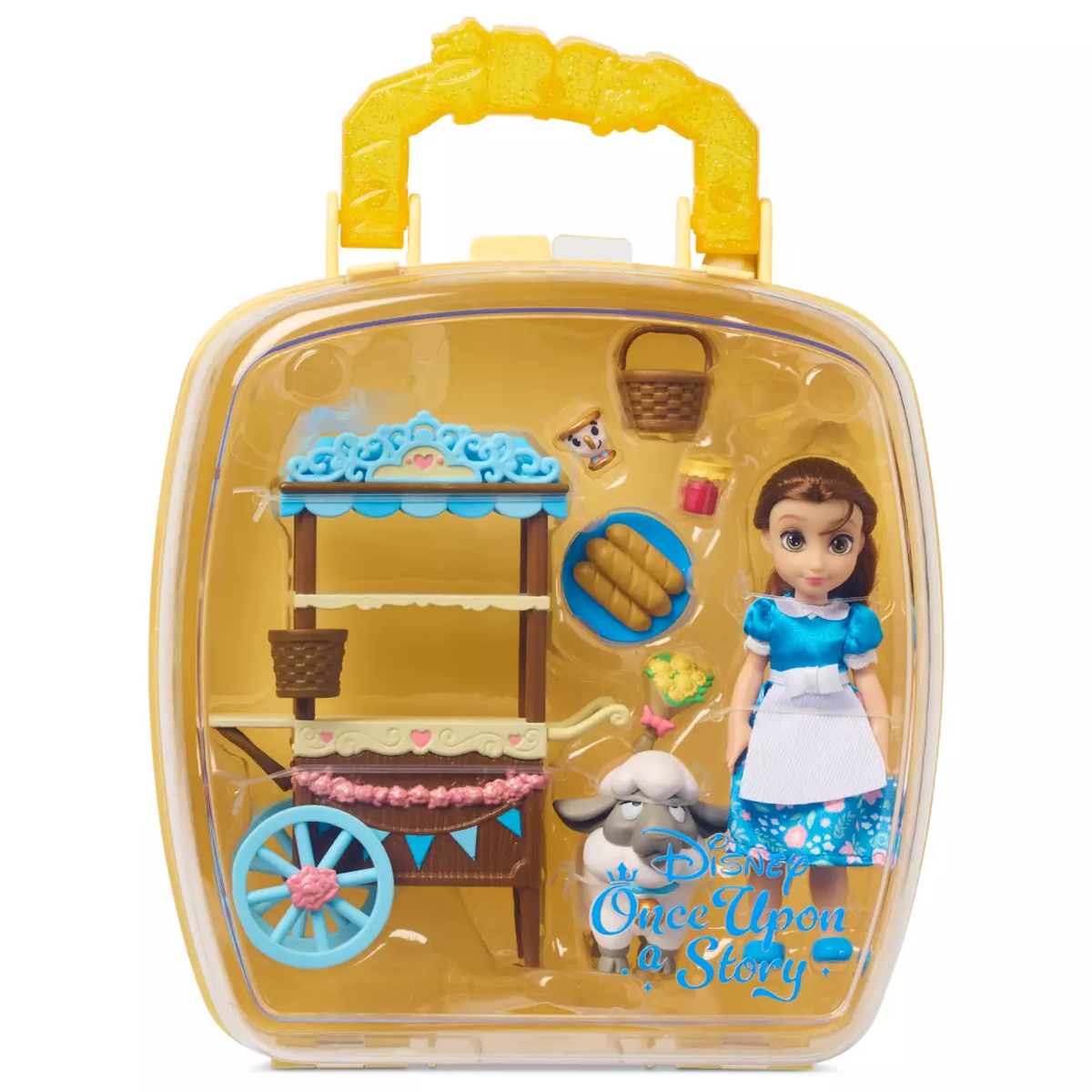 Belle Disney Once Upon a Story Mini Doll Playset – Beauty and the Beast – 5''