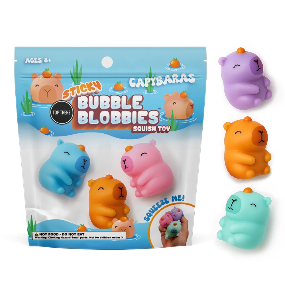 Sticky Bubble Blobbies Capybaras- Squishies