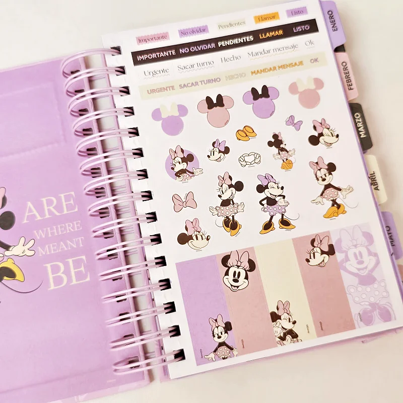 AGENDA  MINNIE MOUSE 2026 BY MOOVING