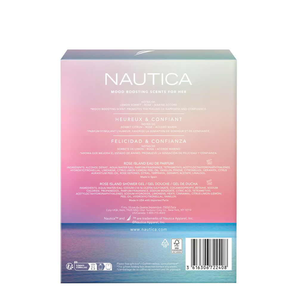 Nautica Rose Island Fragrance Gift Set