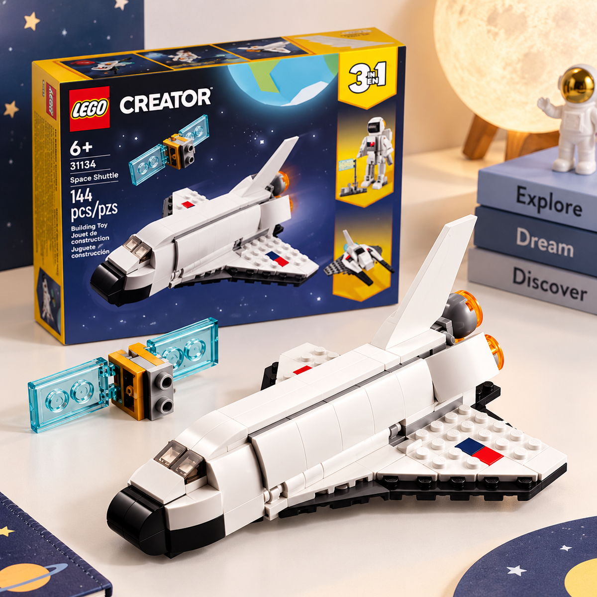 LEGO Creator 3 in 1 Space Shuttle & Spaceship Toys