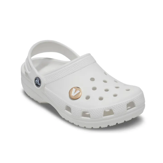 Letra V Jibbitz para Crocs