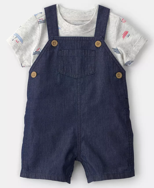 Carter's Baby Boys' Printed T-Shirt and Shortall