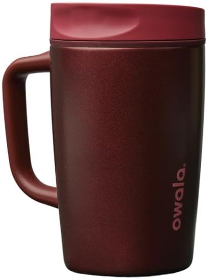 Owala SmoothSip Slider Stainless Steel Insulated Travel Mug with Handle 120z