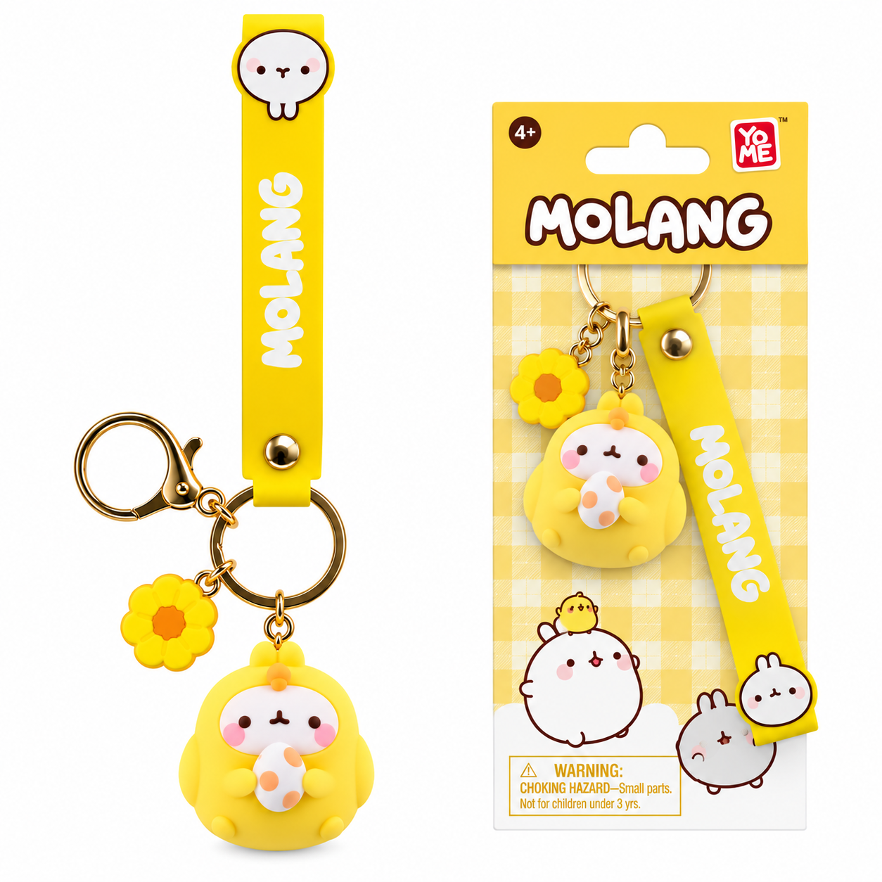 Llavero Yume Molang Colección Animalitos