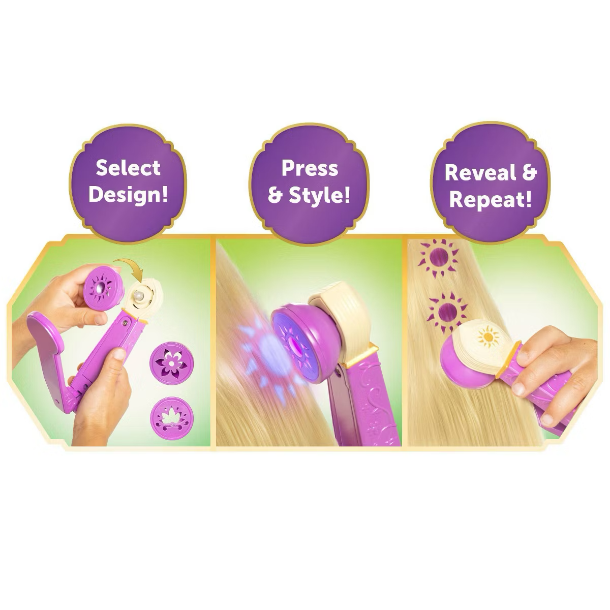 Disney Princess Magical Light and Style Rapunzel Doll