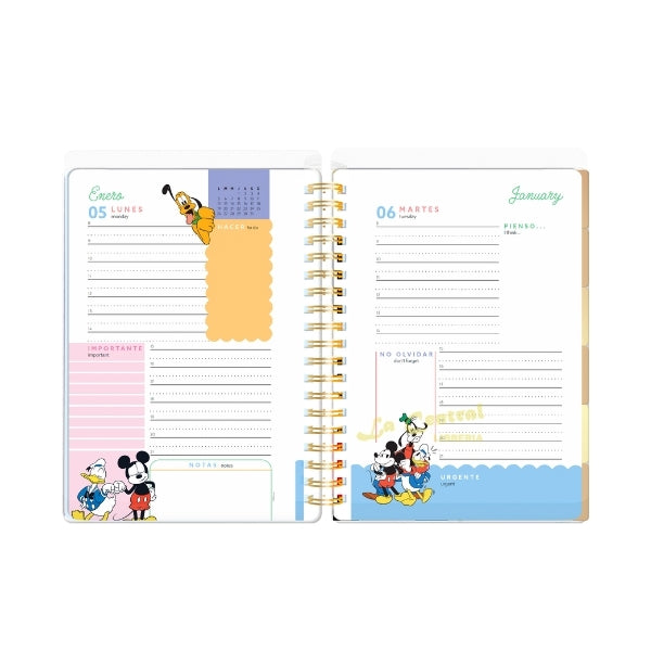 Agenda 2026 Mickey & Friends Hoja por Dic by Mooving