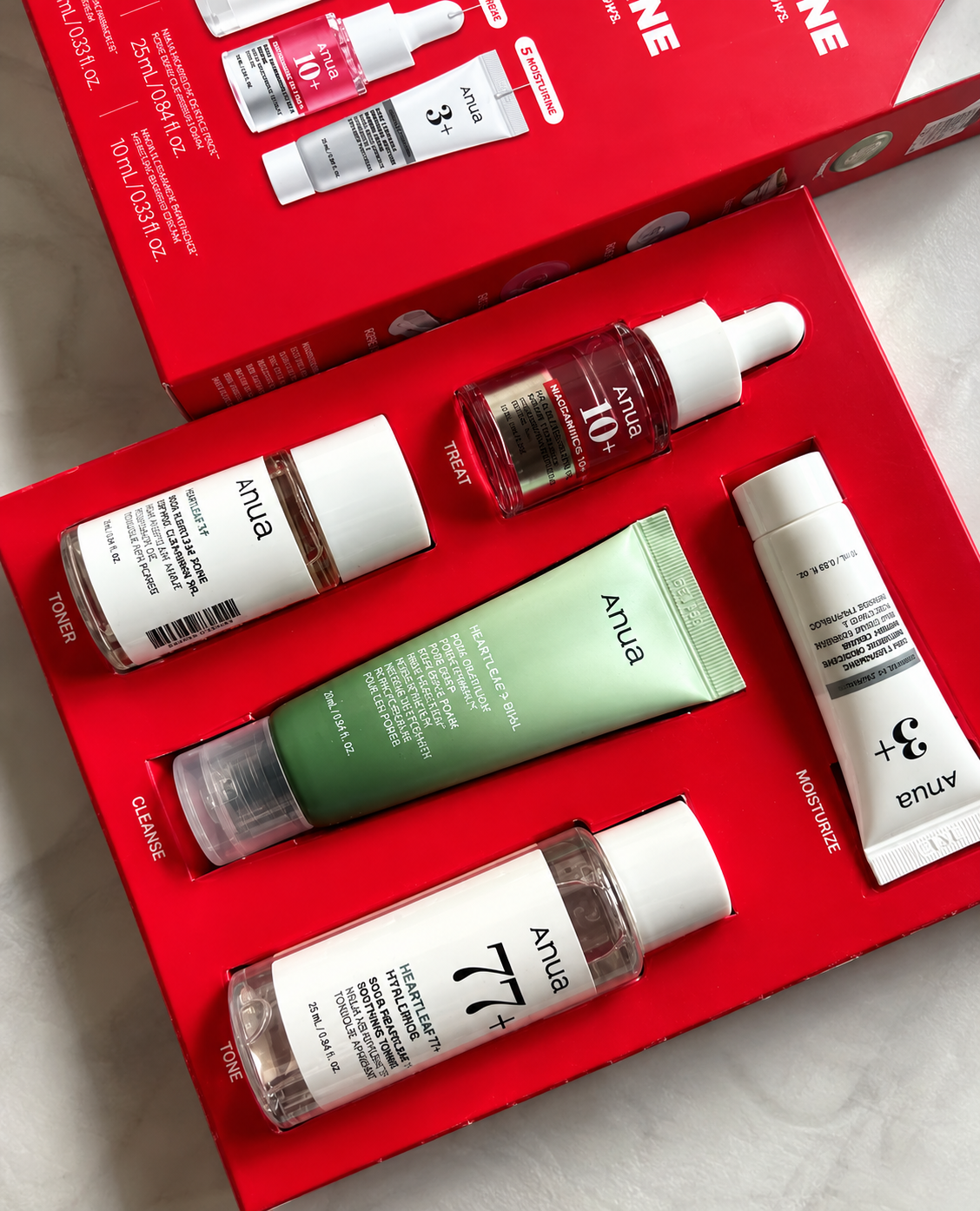 Anua 5-Step Glass Skin Routine Set