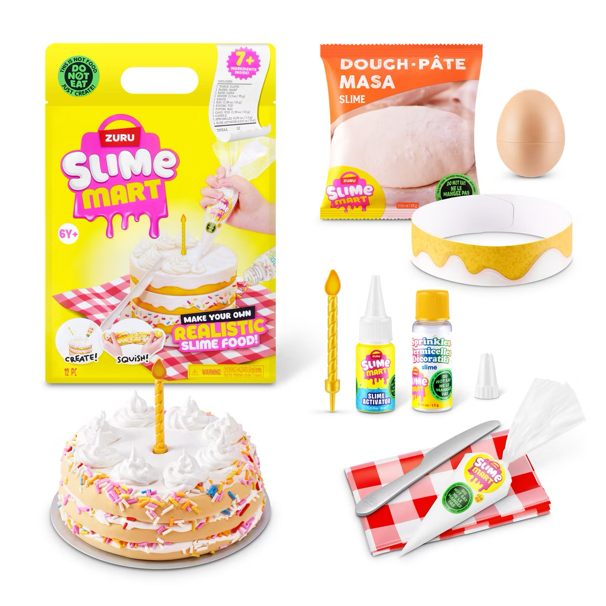 Slime Mart Bag - Birthday Cake
