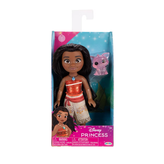 Disney Princess 6" Petite Moana Fashion Doll + Pua Toy