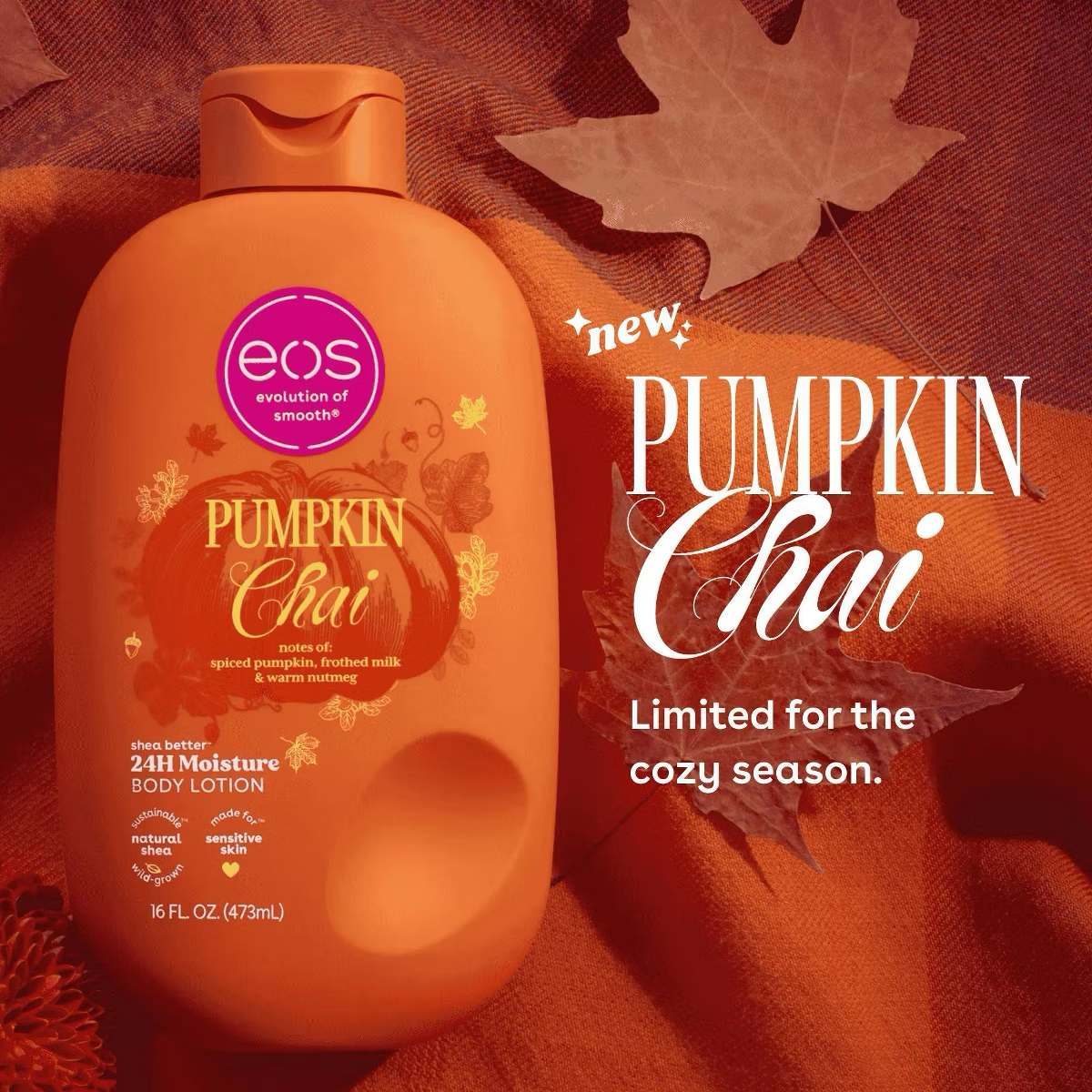 eos 24H Moisture Body Lotion - Pumpkin Chai