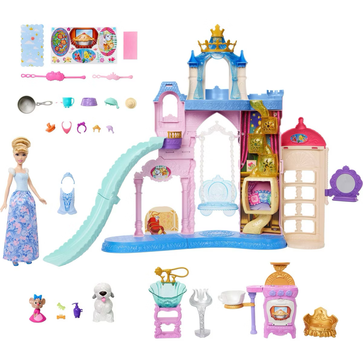 Disney Princess Cinderella Castillo de Mascotas