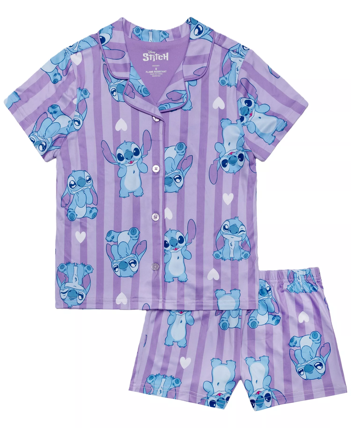 Lilo Stitch Pijama de Short para Niña