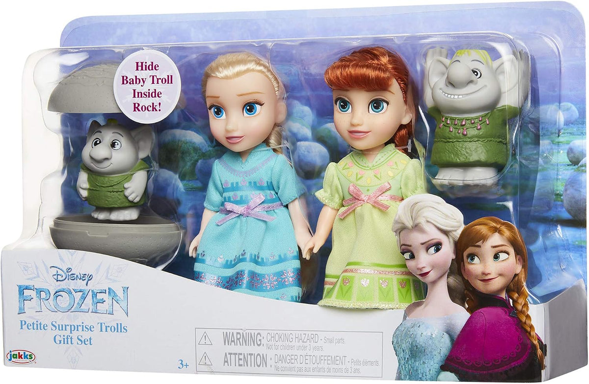 Frozen Anna Y Elsa Petite Dolls Playset