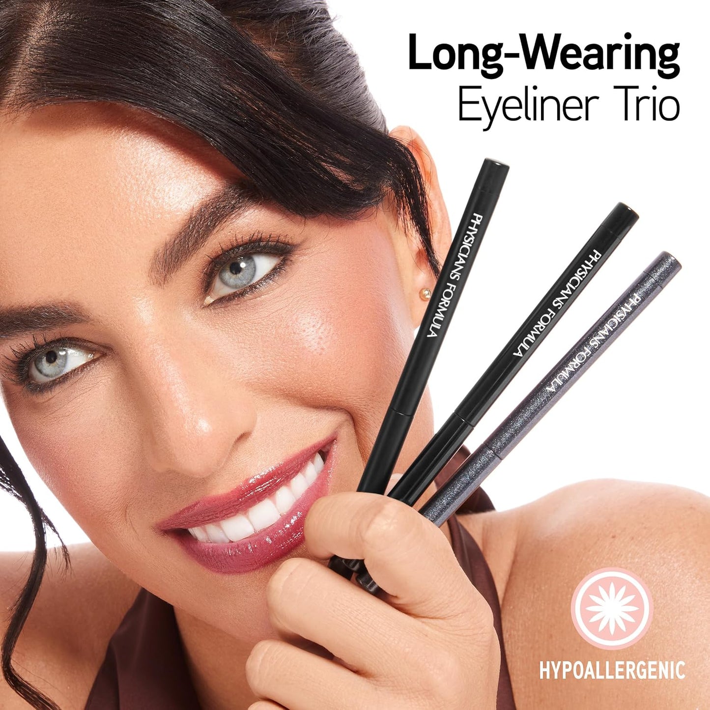 Physicians Formula Eye Booster Gel Black Eyeliner Set of 3