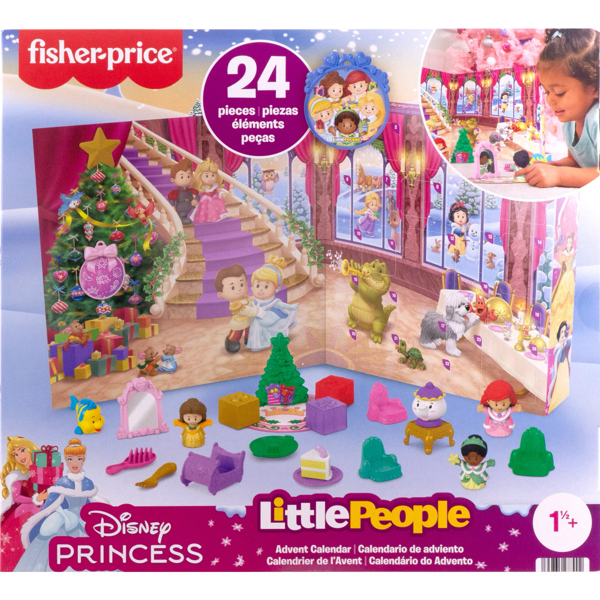 Little People Disney Princess Advent Calendar, 24 Toys