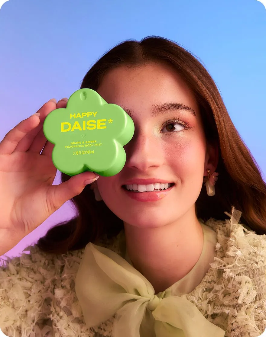 Happy DAISE | Fragrance Body Mist in Grape & Amber Scent
