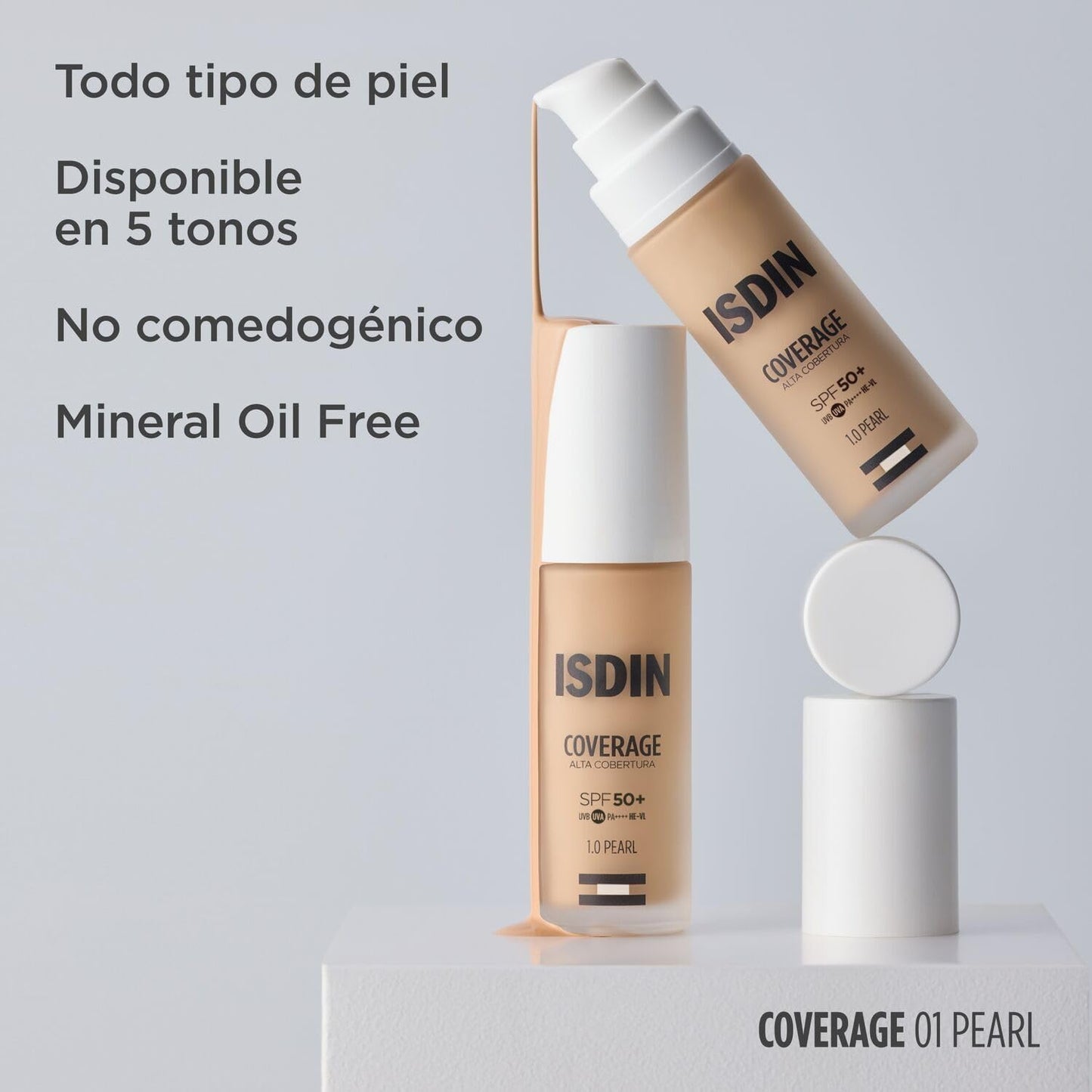 ISDIN Coverage Foundation Base de maquillaje de Alta Protección