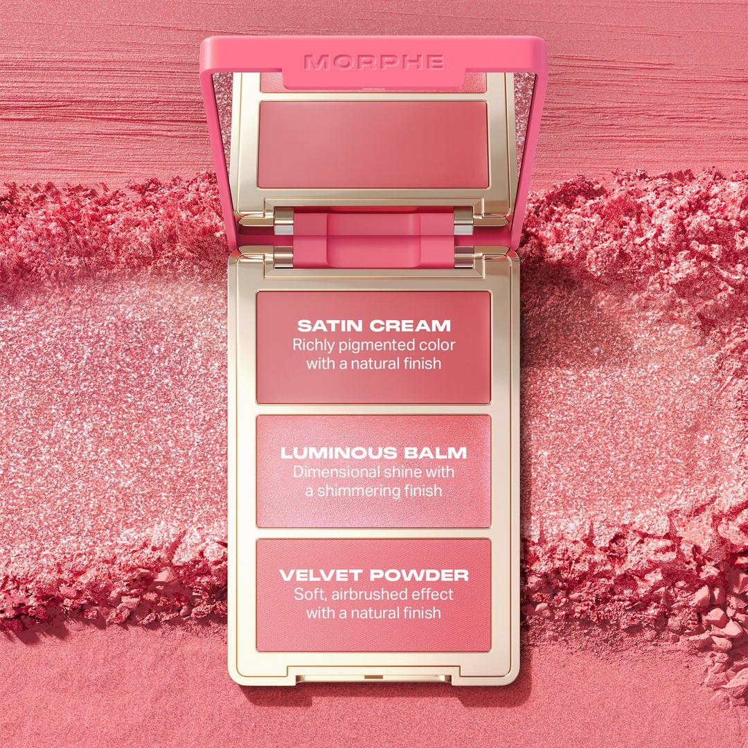 Morphe Cheek Thrills Multi-Finish Face Trio