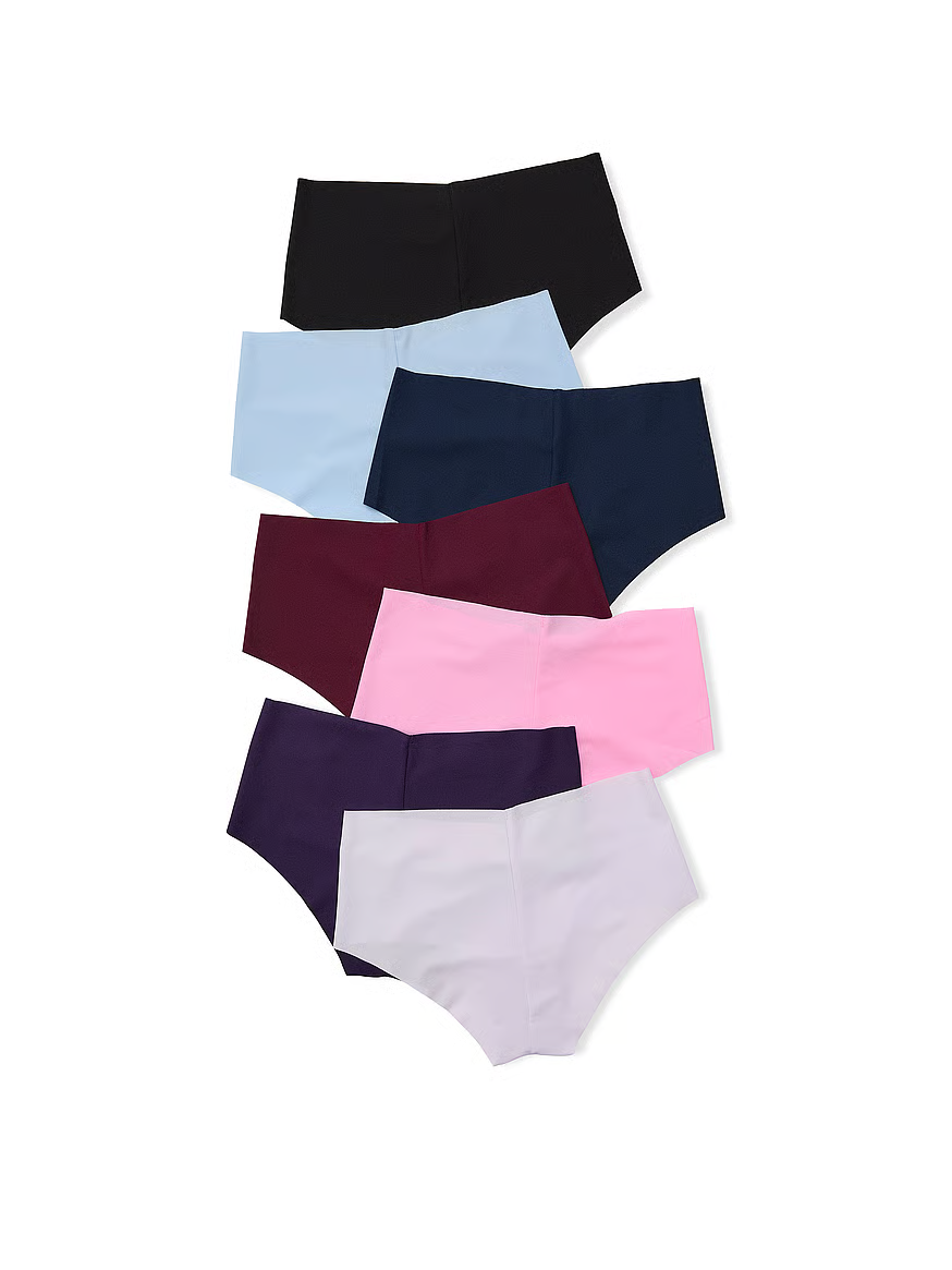 PINK 7-Pack No-Show Cheeky Panties