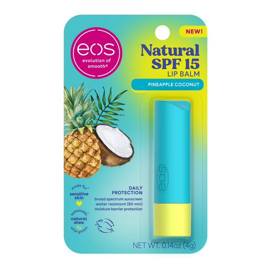 eos Natural SPF 15 Lip Balm - Pineapple Coconut