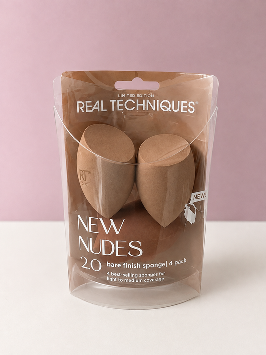 Real techniques New Nude bare finish sponge  4-pack