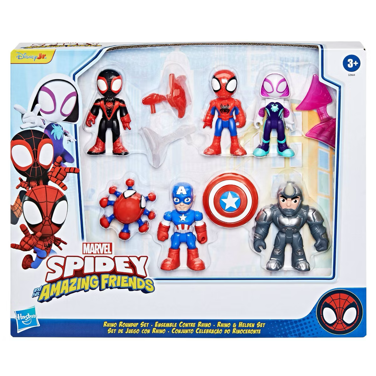 Marvel Spidey and His Amazing Friends Rhino Roundup Set