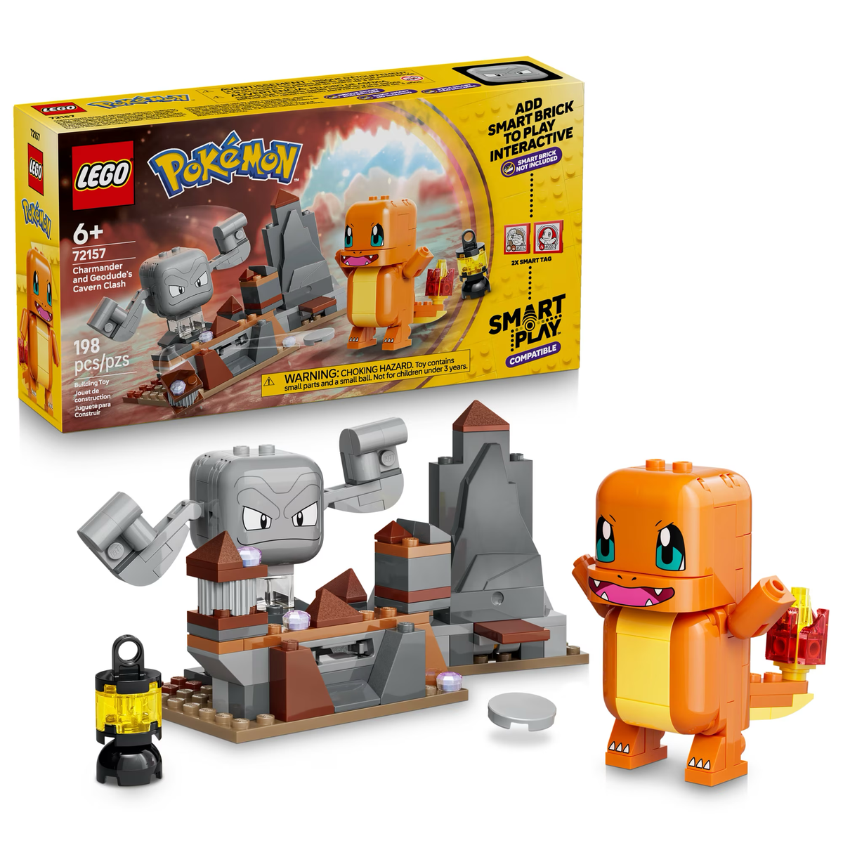 LEGO Pokémon SMART Play: Charmander y Geodude's Cavern Clash