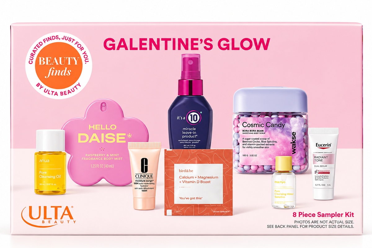 Ulta Beauty Galentines Glow 8 Piece Set