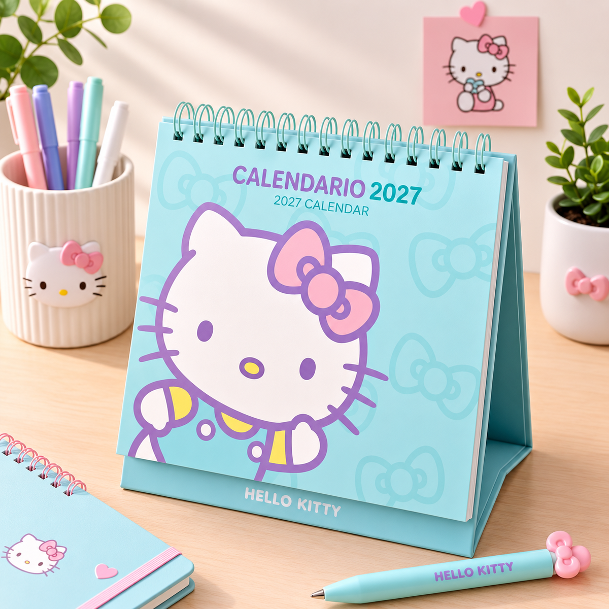 Calendario de Escritorio 2027 Hello Kitty
