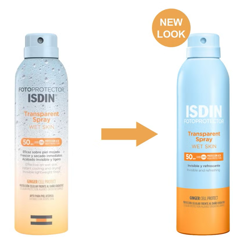 Isdin Fotoprotector spf 50+ Transparent Spray Wet Skin 250 ml