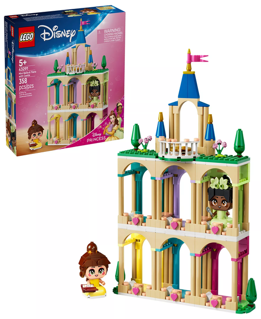 LEGO® Disney Princess Mini Belle and Tiana with Castle Building Toy