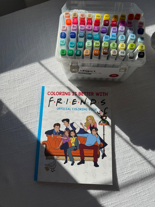 Coloring is Better with Friends: Official Coloring Book