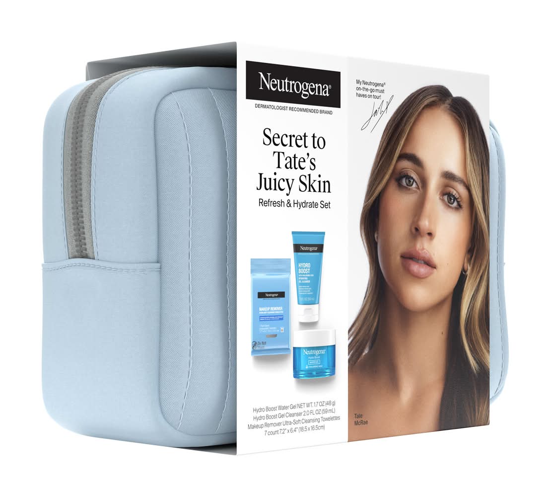 Neutrogena Travel Size Refresh & Hydrate Skin Care Set