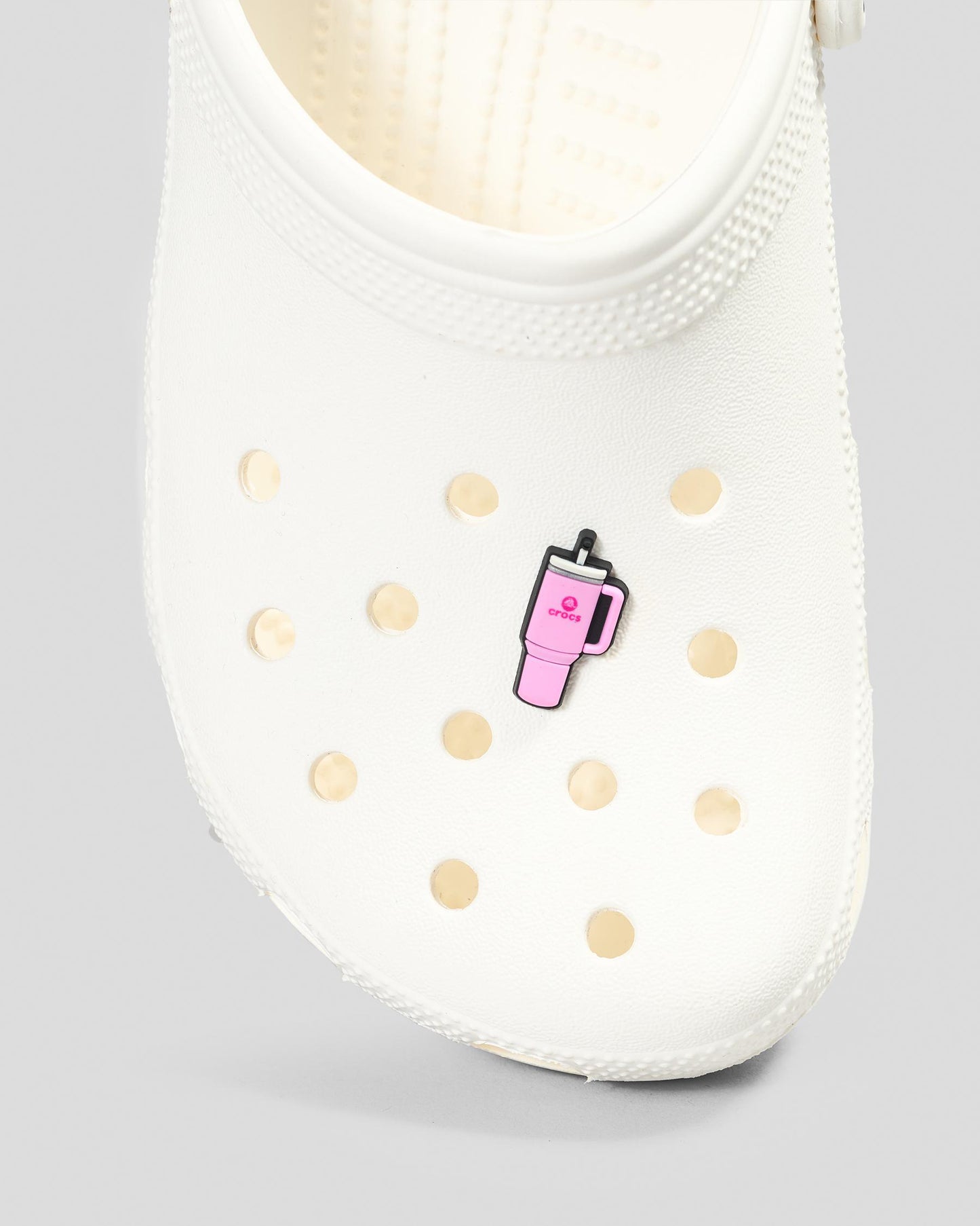 Pink Water Bottle Jibbitz para crocs